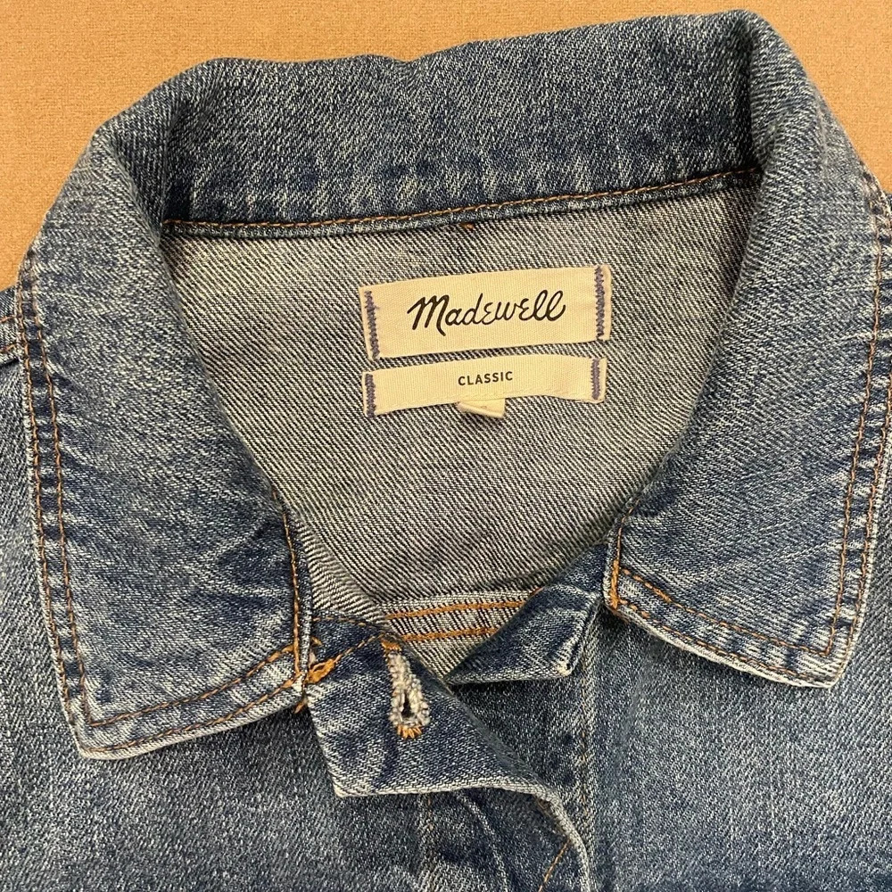 Madewell Classic Jean Jacket Size Small 100% Cotton - Picture 4 of 9